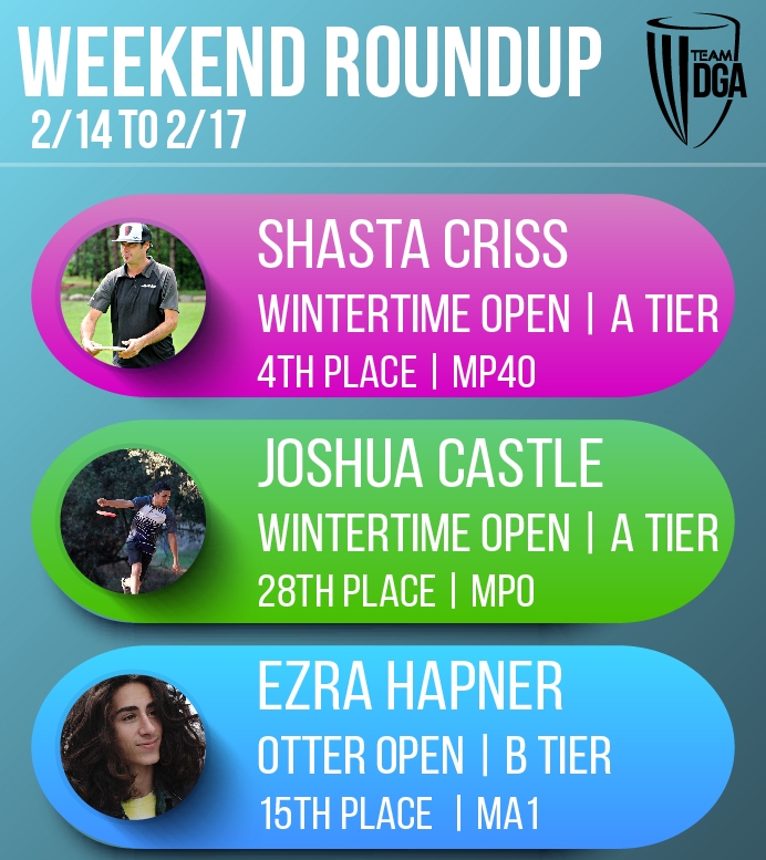 Team DGA Weekend Roundup 2/14 - 2/17