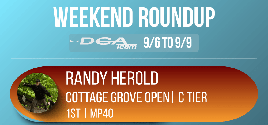 Team DGA Weekend Roundup 9/6 - 9/8