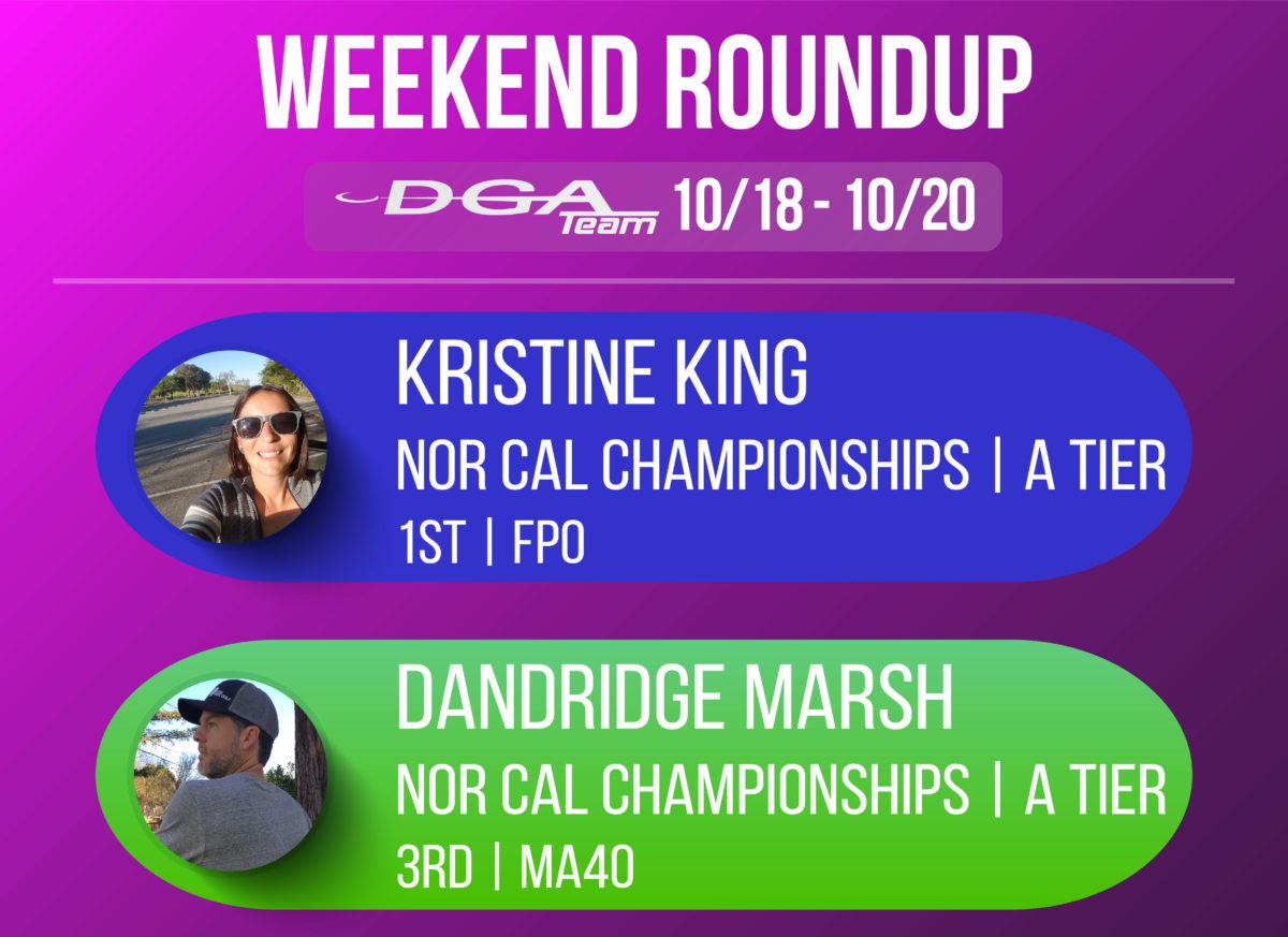 Team DGA Weekend Roundup 10/18 - 10/20