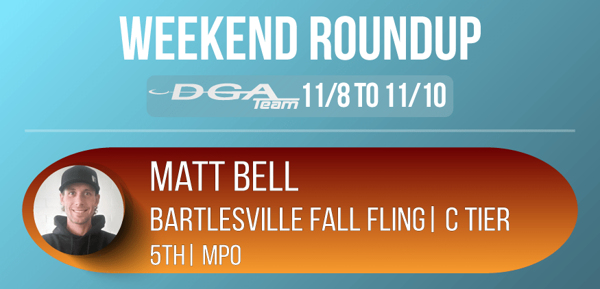 Team DGA Weekend Roundup 11/8 - 11/10