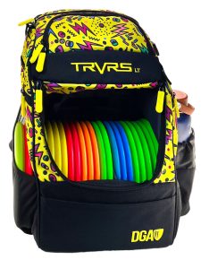 TRVRS-LT-20 Disc Disc Golf Bag - Party-Time-Yellow