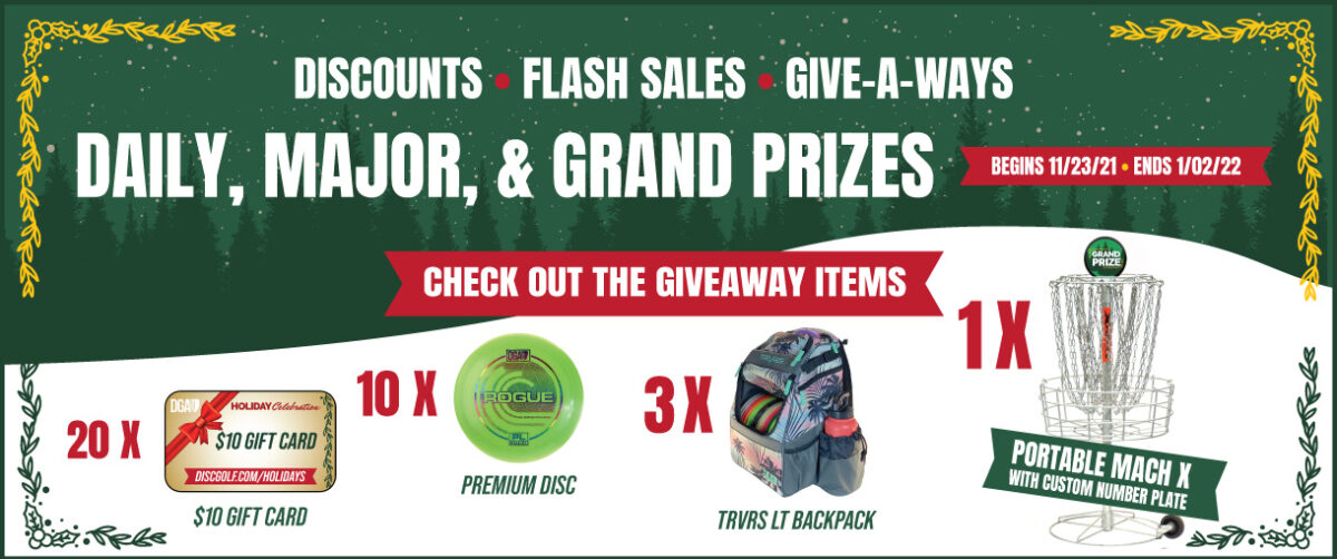 DGA Disc Golf Holiday Celebration Sale