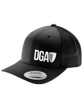 Curved Bill Mesh Snapback DGA Logo Cap
