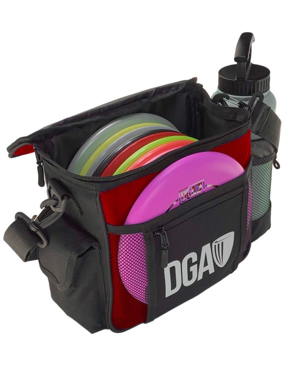dga-starter-disc-golf-bag-with-discs-dark-red