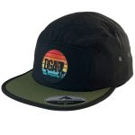 Retro Sunset Patch Packable Camper Hat