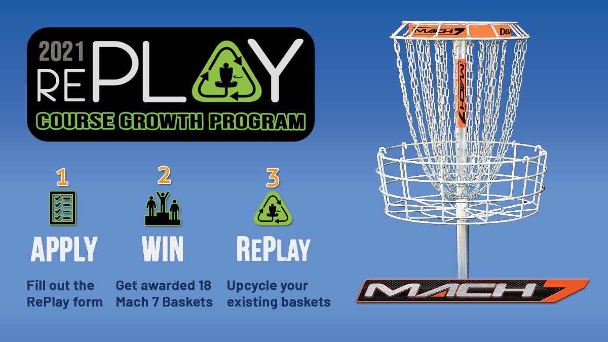 Win 18 Mach 7s! DGA RePlay Course Growth Program